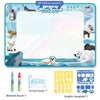 Magic Water Drawing Mat with Fluorescent Pens for Kids