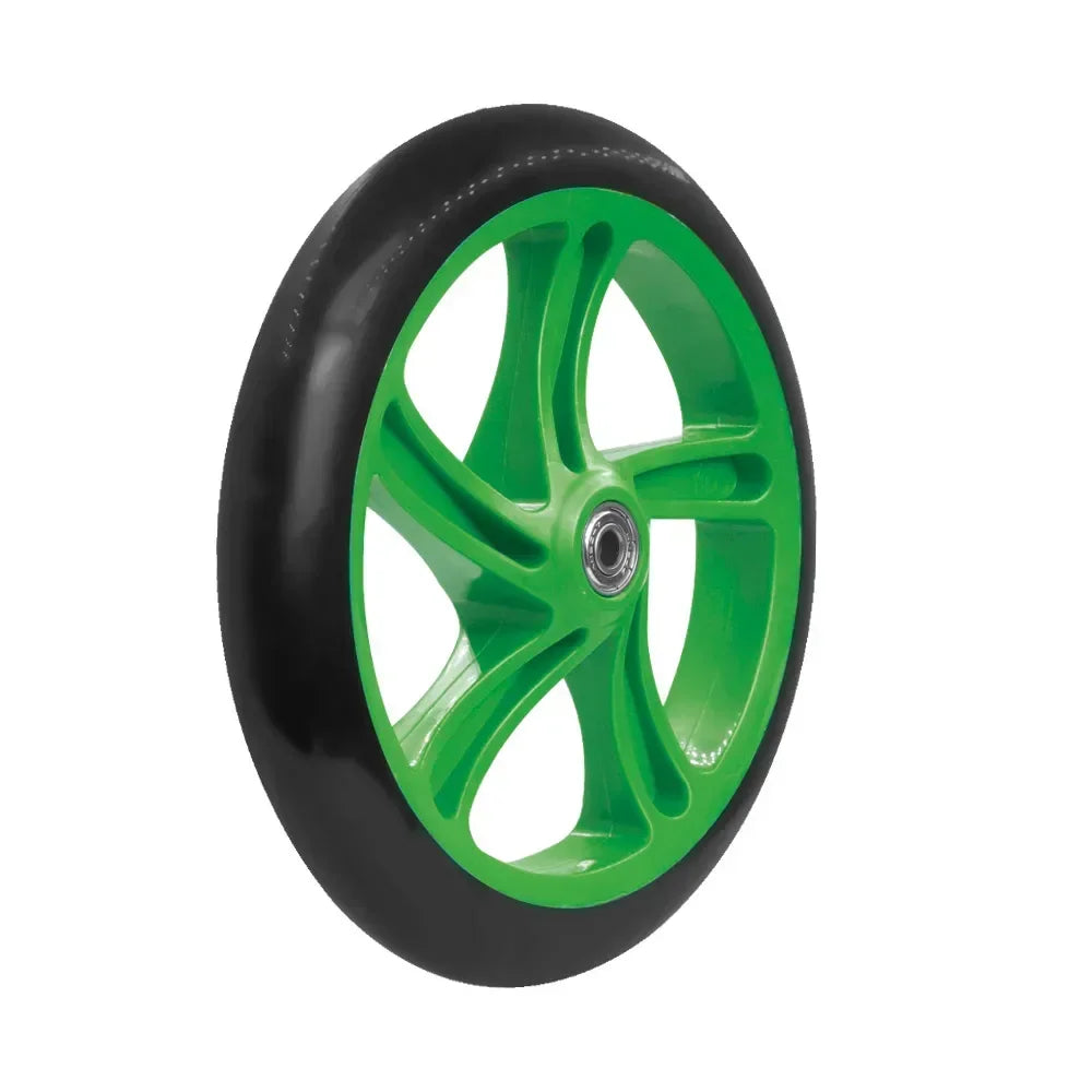 200mm PU Solid Scooter Wheels with ABEC-7 Bearings – Replacement for Razor & Adult Kick Scooters