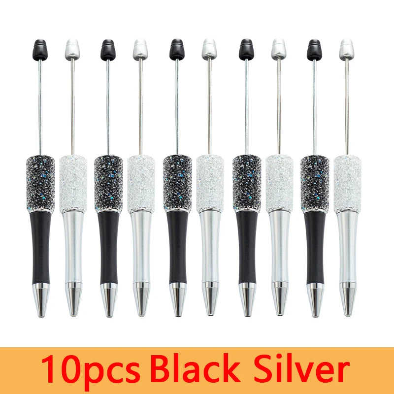 DIY Beadable Ballpoint Pens - Kawaii Craft Pen Set for School & Office