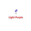 A purple oval shape labeled 18, representing Light Purple polymer clay.
