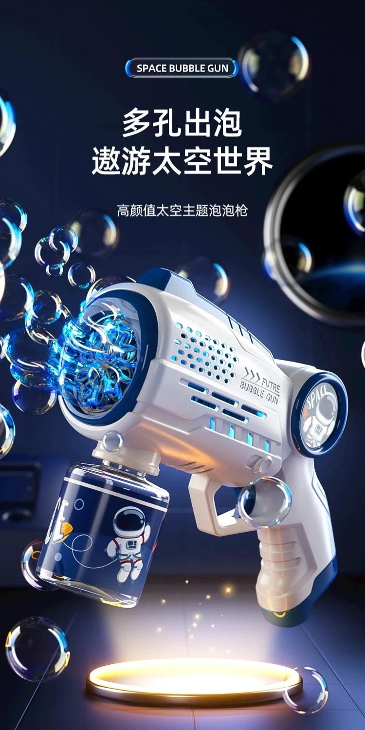 Astronaut Bubble Blaster Toy - Automatic Bubble Machine for Kids