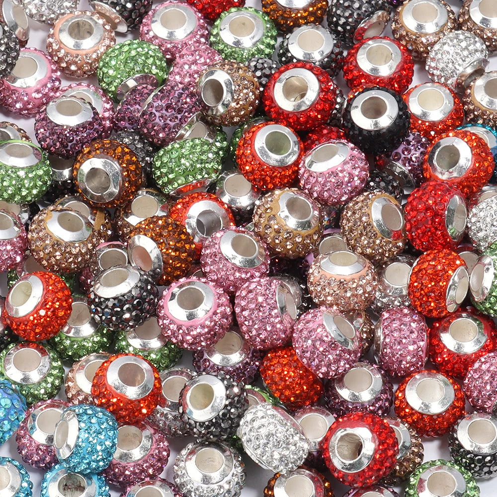 Luxury Rhinestone Spacer Beads for DIY Jewelry Making