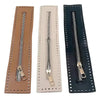 27cm Leather Zipper with Solid Hardware for Bags & Crafts