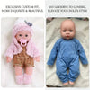 Cozy Cartoon Bear Winter Pajamas for 12-Inch Reborn Dolls