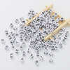 Acrylic Alphabet Beads for Jewelry Making - Mixed Letter Cubes