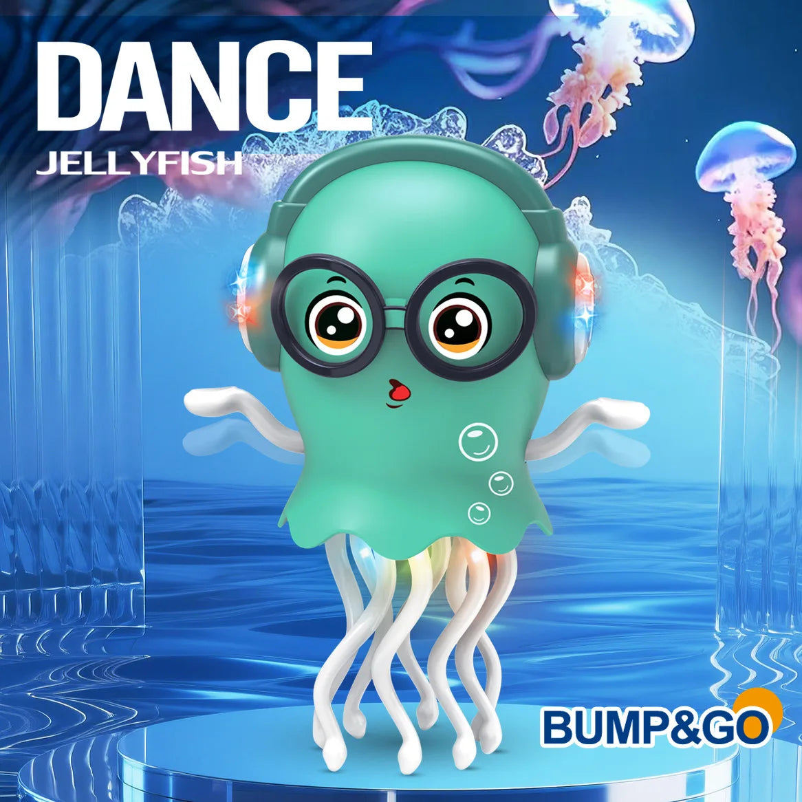 Dancing Jellyfish Robot Toy with Music and Lights