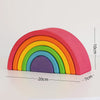 Wooden Rainbow Stacking Blocks for Toddlers & Kids