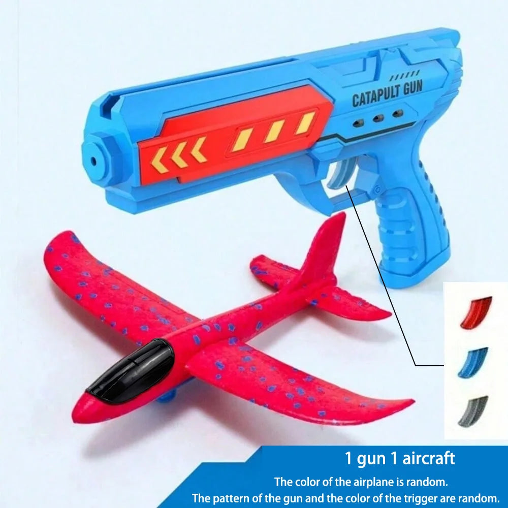 Kids' Foam Catapult Glider Planes – Outdoor Flying Toy Set