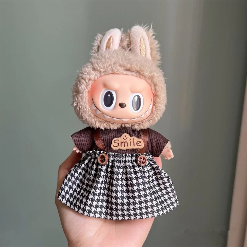 Stylish Outfit Set for 17cm Plush Dolls