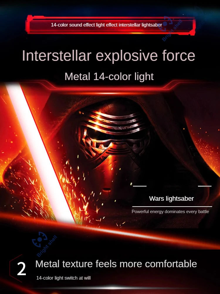 RGB Color-Changing Lightsaber with Sound Effects