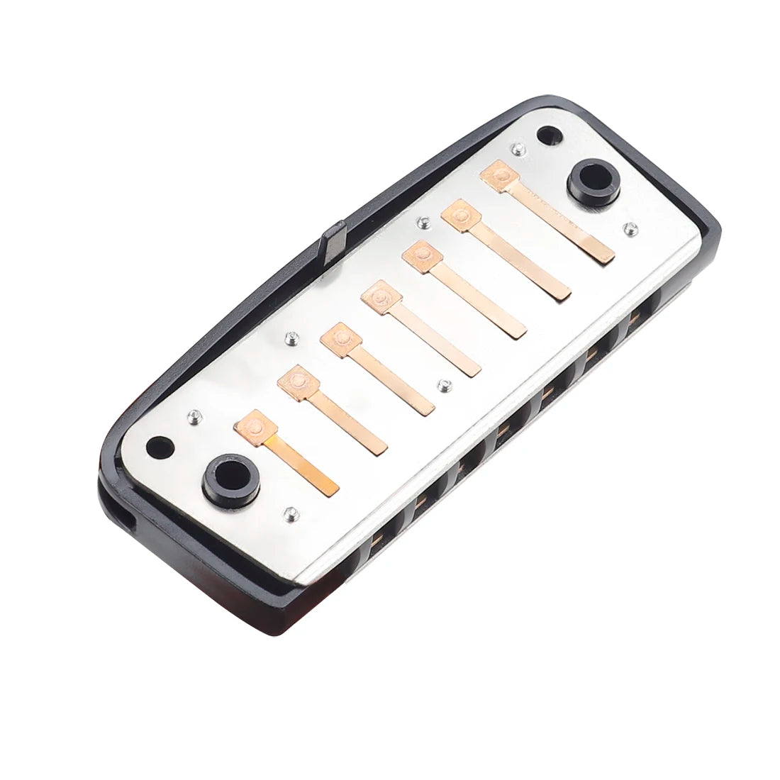 7-Hole Blues Harmonica with Neck Strap