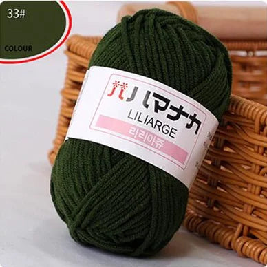 Milk Cotton Chenille Yarn for Soft Baby Knitting & Crochet