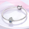 Classic Charm Bead with Cubic Zirconia Accent
