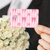 Pink Bowknot Anime Card Skin - Customizable Credit Card Cover
