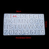 Alphabet & Number Silicone Mold for Epoxy Resin Jewelry Making