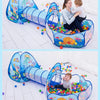3-in-1 Kids Ball Pit Play Tent with Tunnel