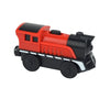 Magnetic Wooden Train Set with Locomotive and Two Carriages