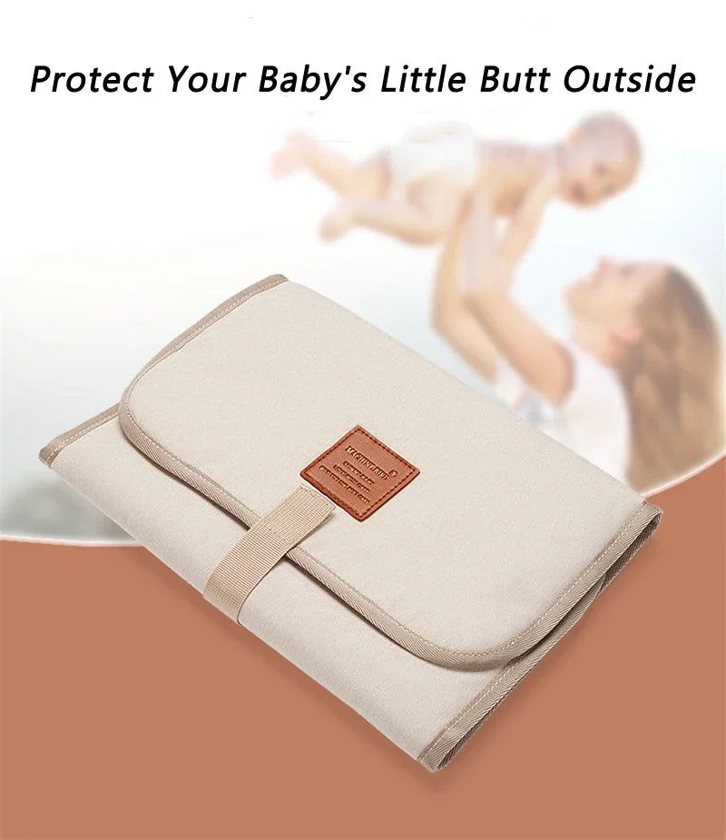 Foldable Waterproof Baby Changing Mat for On-the-Go Parents