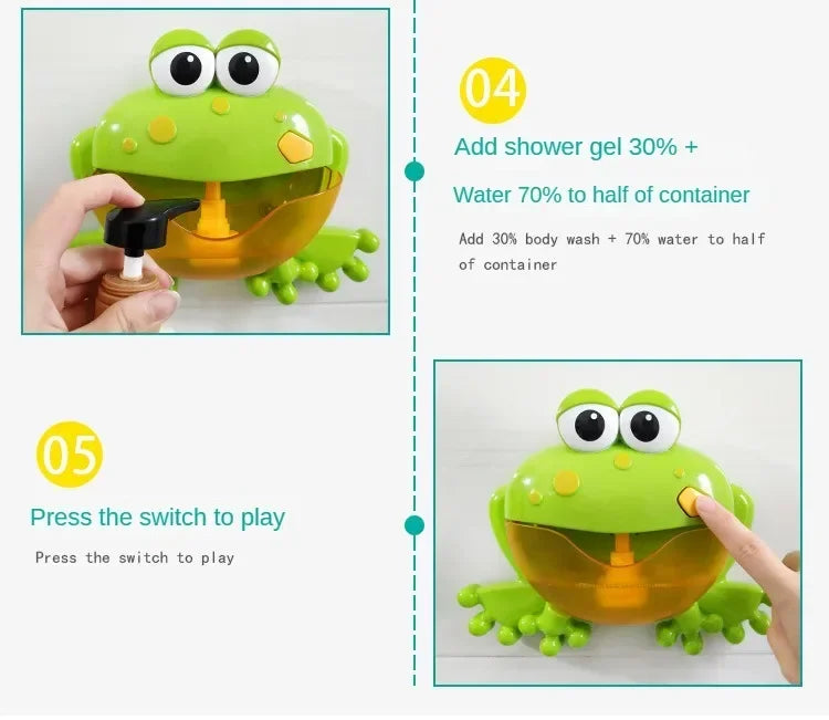 Musical Bubble-Making Bath Toy for Kids