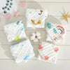Soft Cotton Muslin Baby Washcloths (Set of 5)
