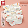 5-Pack Soft Cotton Muslin Bandana Bibs for Teething Babies