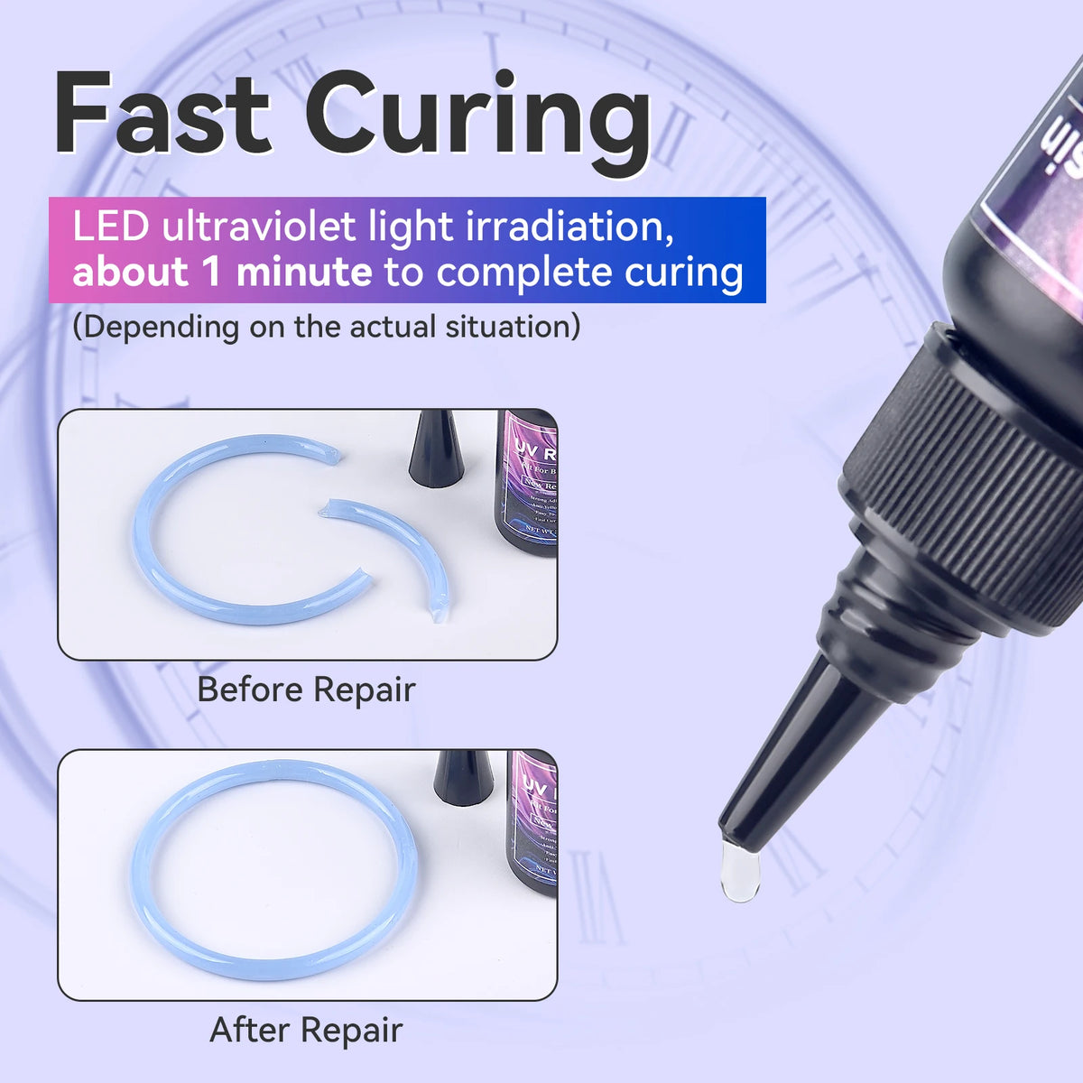 UV Curing Epoxy Resin Glue for Jewelry Making & Crafts