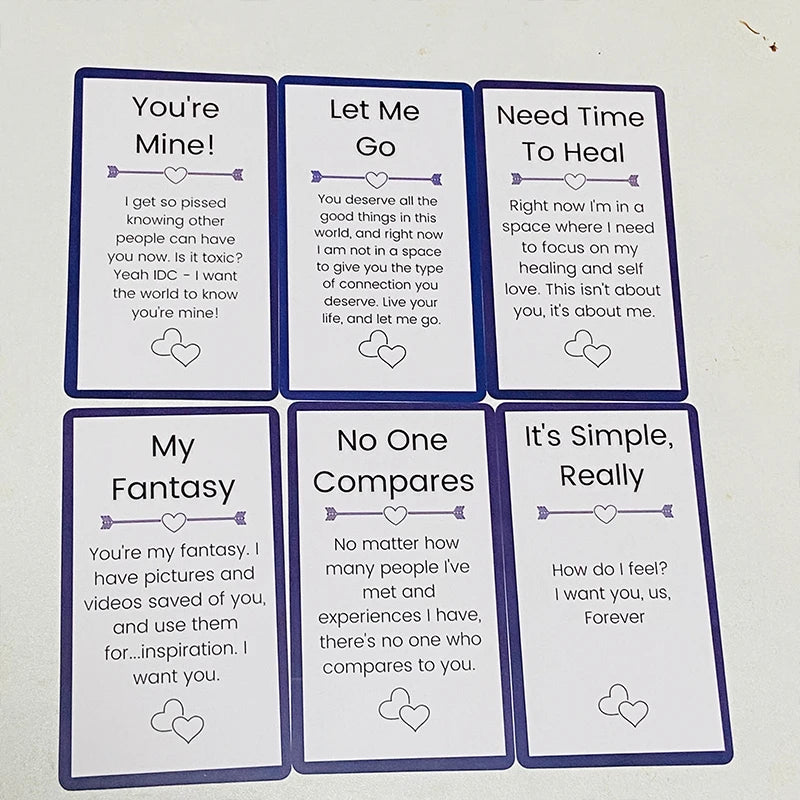 No Communication Oracle Cards – 54-Card English Deck for Reflection & Insight