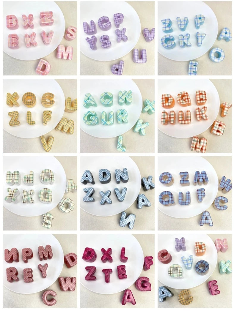 Acrylic Alphabet Beads for DIY Phone Chains and Keychains