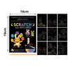 Rainbow Scratch Art Paper Set for Kids – DIY Graffiti & Drawing Activity Book