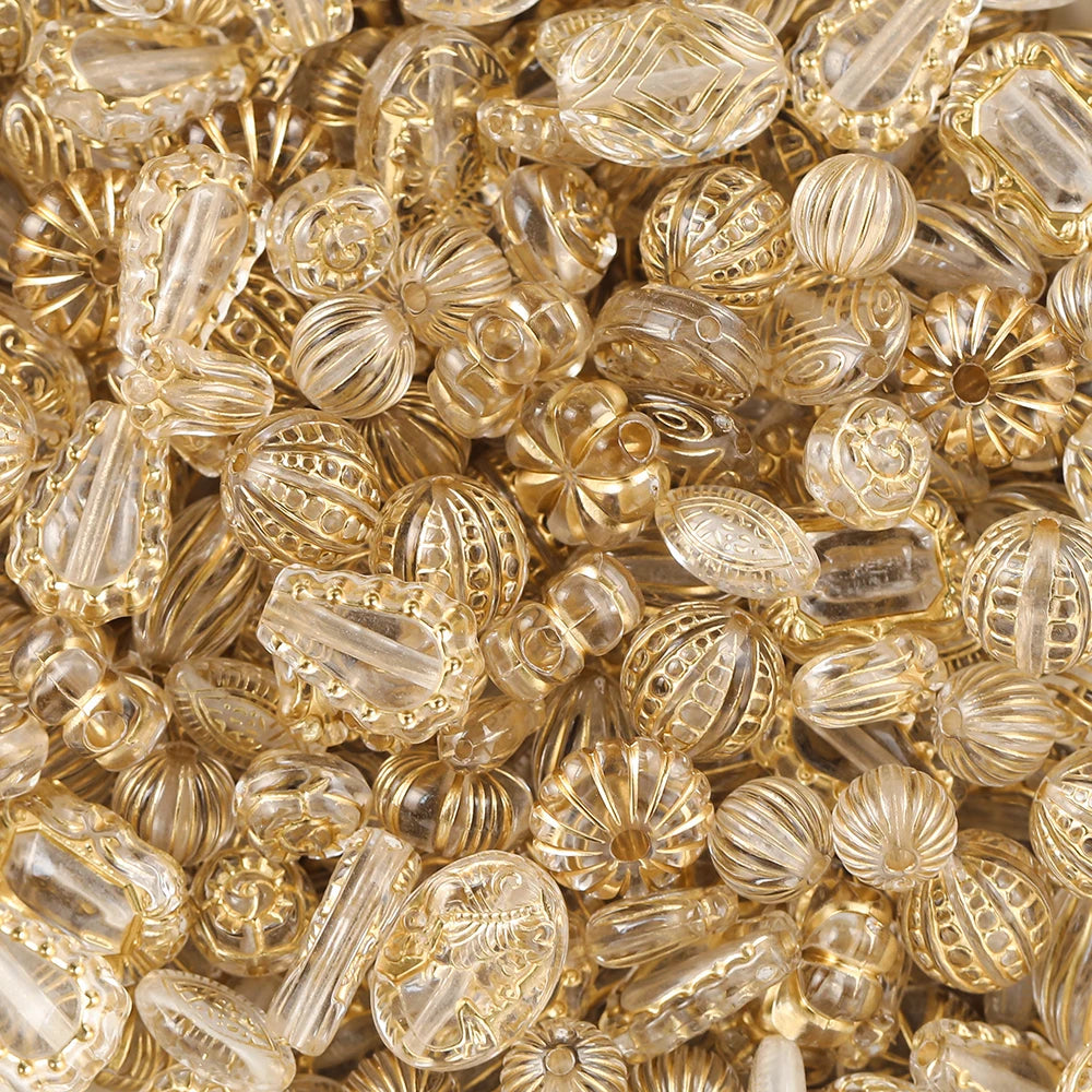 Mixed Classical Acrylic Spacer Beads for DIY Jewelry Making