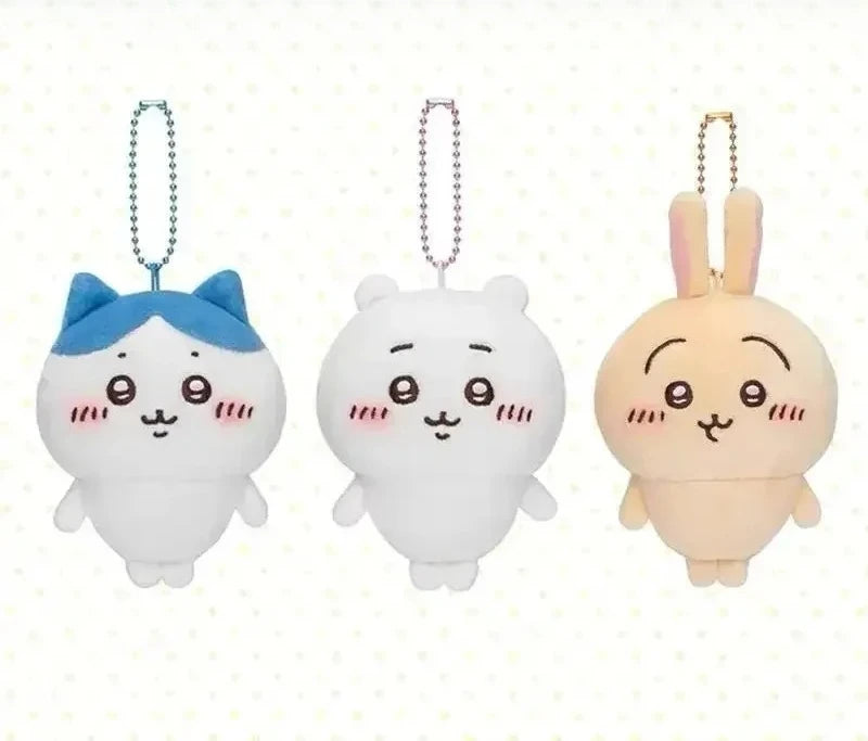 Kawaii Usagi Plush Keychain Charm - 13cm Soft Anime Stuffed Pendant