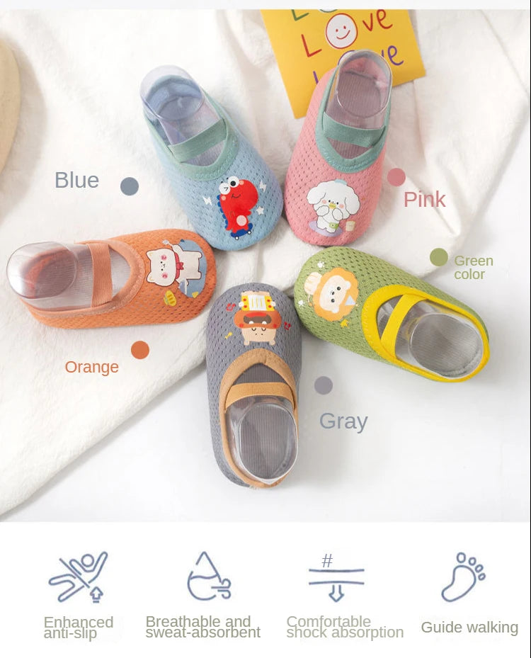 Animal Print Non-Slip Baby First Walker Shoes