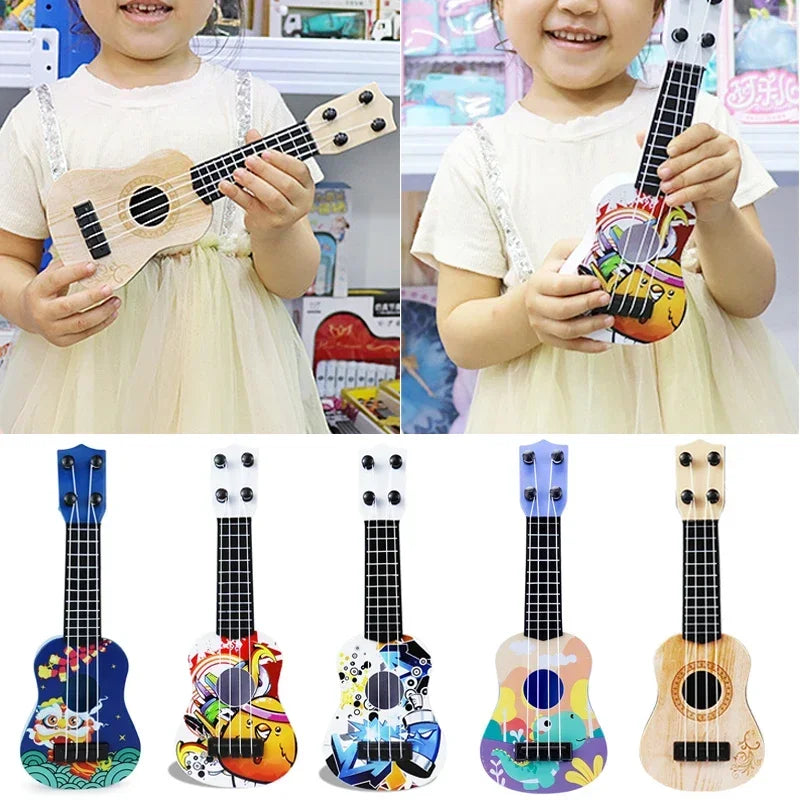Mini Ukulele Toy for Toddler Musical Learning