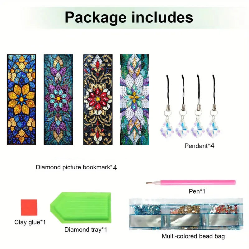 DIY Diamond Art Bookmark Craft Kit