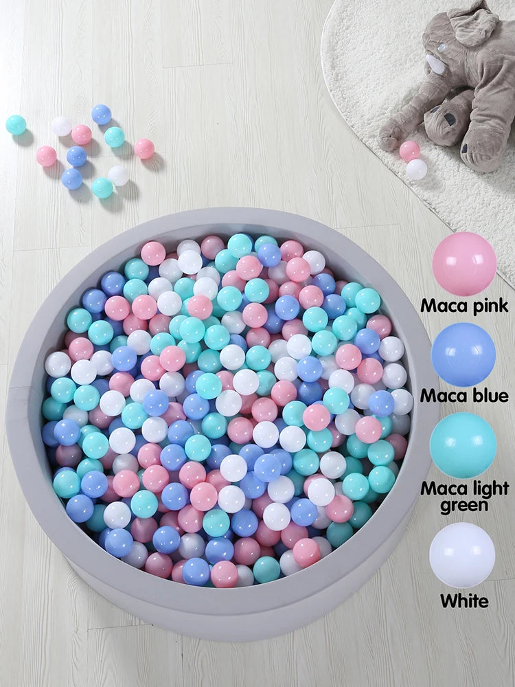 Eco-Friendly Crush-Proof Ball Pit Balls – 100-Piece Colorful Play Set