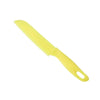 A yellow plastic kid-friendly safety knife or butter knife.