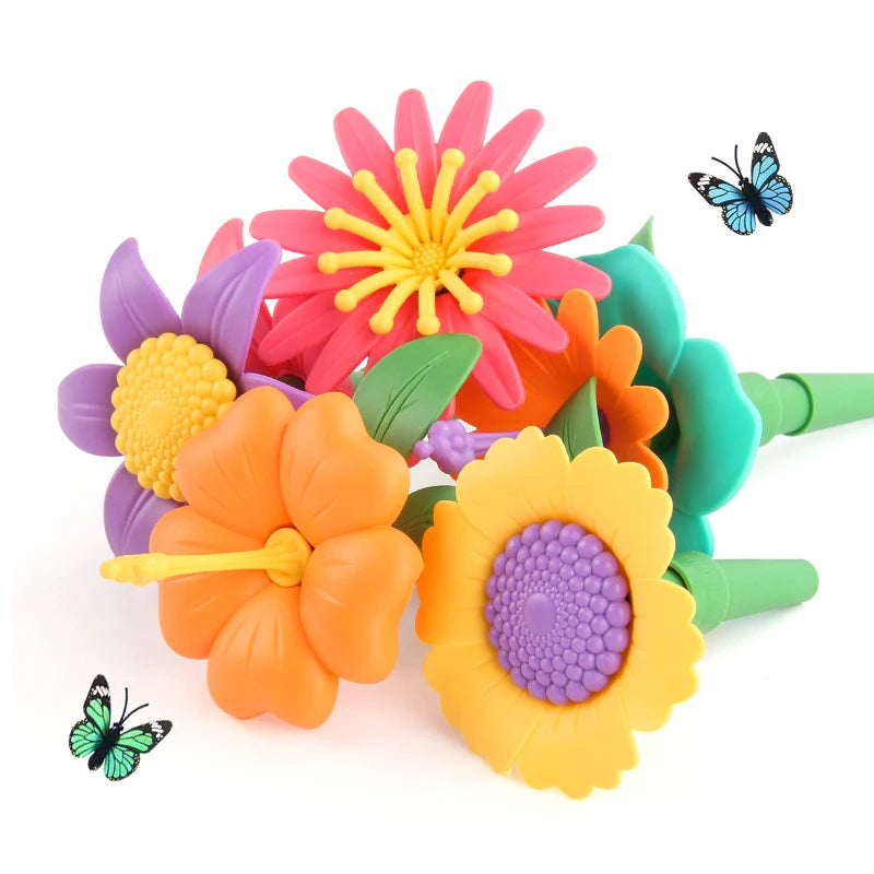 STEM Flower Garden Building Toy Set for Kids