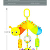 Rainbow Animal Plush Stroller Toy for Babies 0-3 Years
