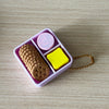 Cute Cartoon Cake Fidget Keychain – Stress Relief Clicker Toy