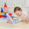 Electric Duck Stair-Climbing Toy with Lights and Music