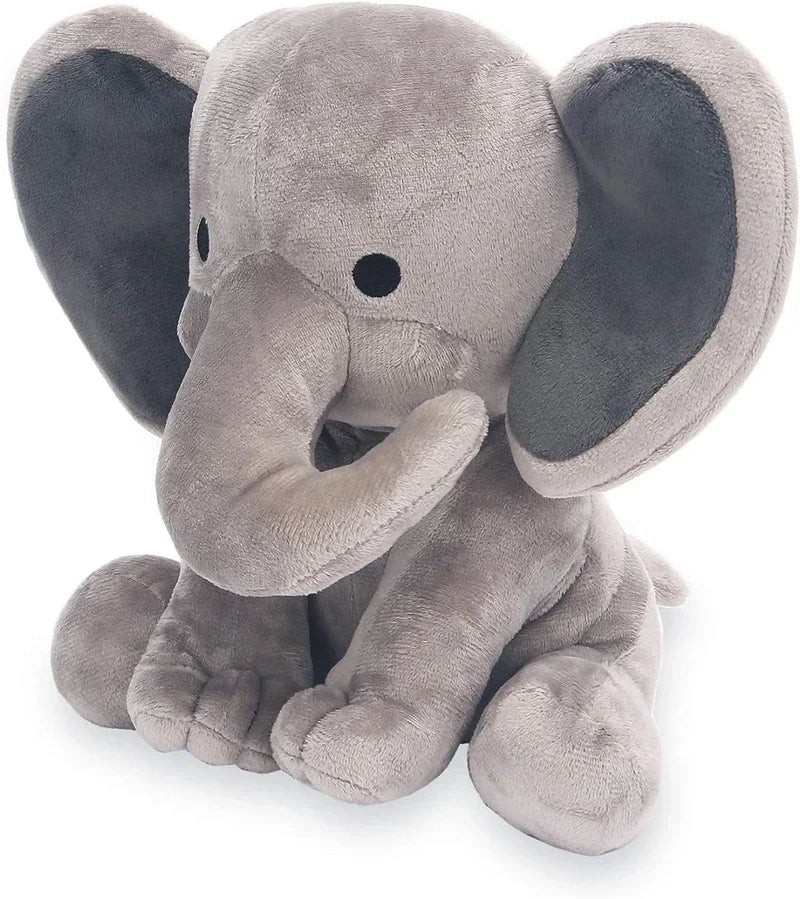 Soft Gray Elephant Plush Toy – Cuddly Stuffed Animal