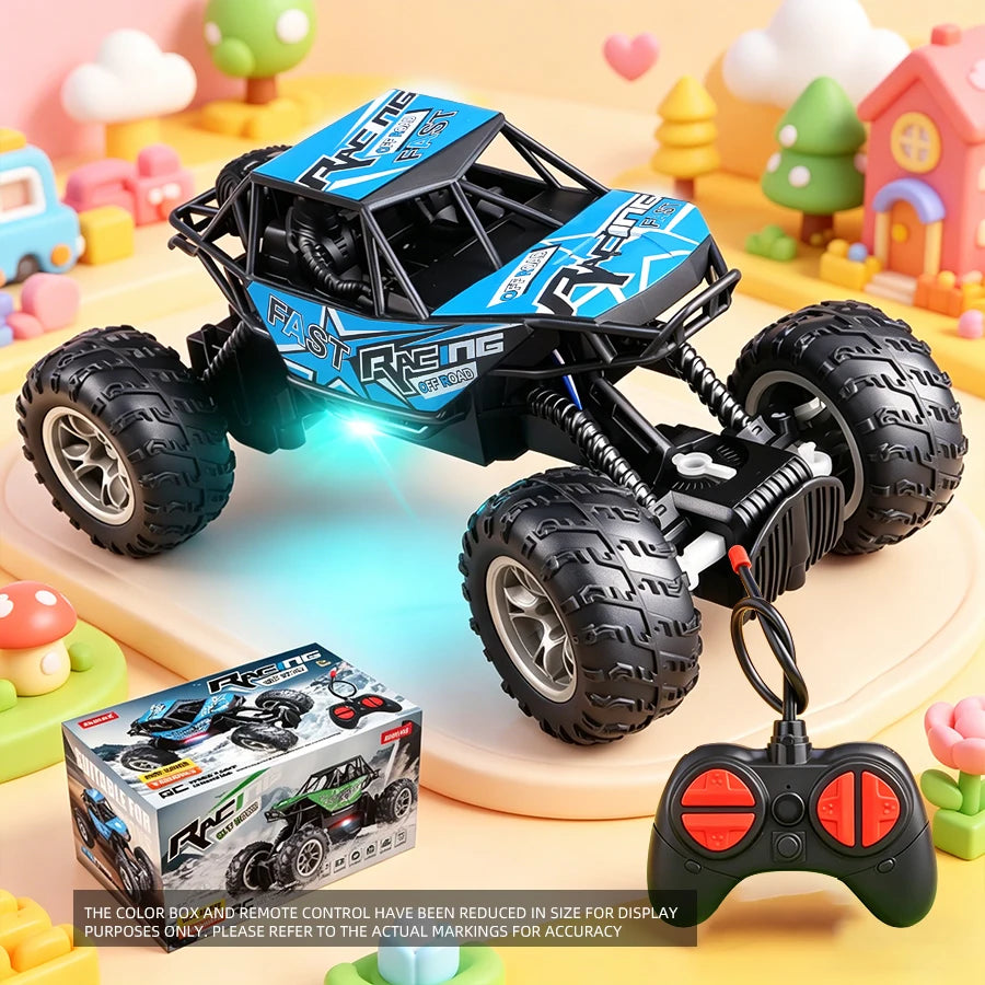 4-Way Remote Control Off-Road Car with LED Lights