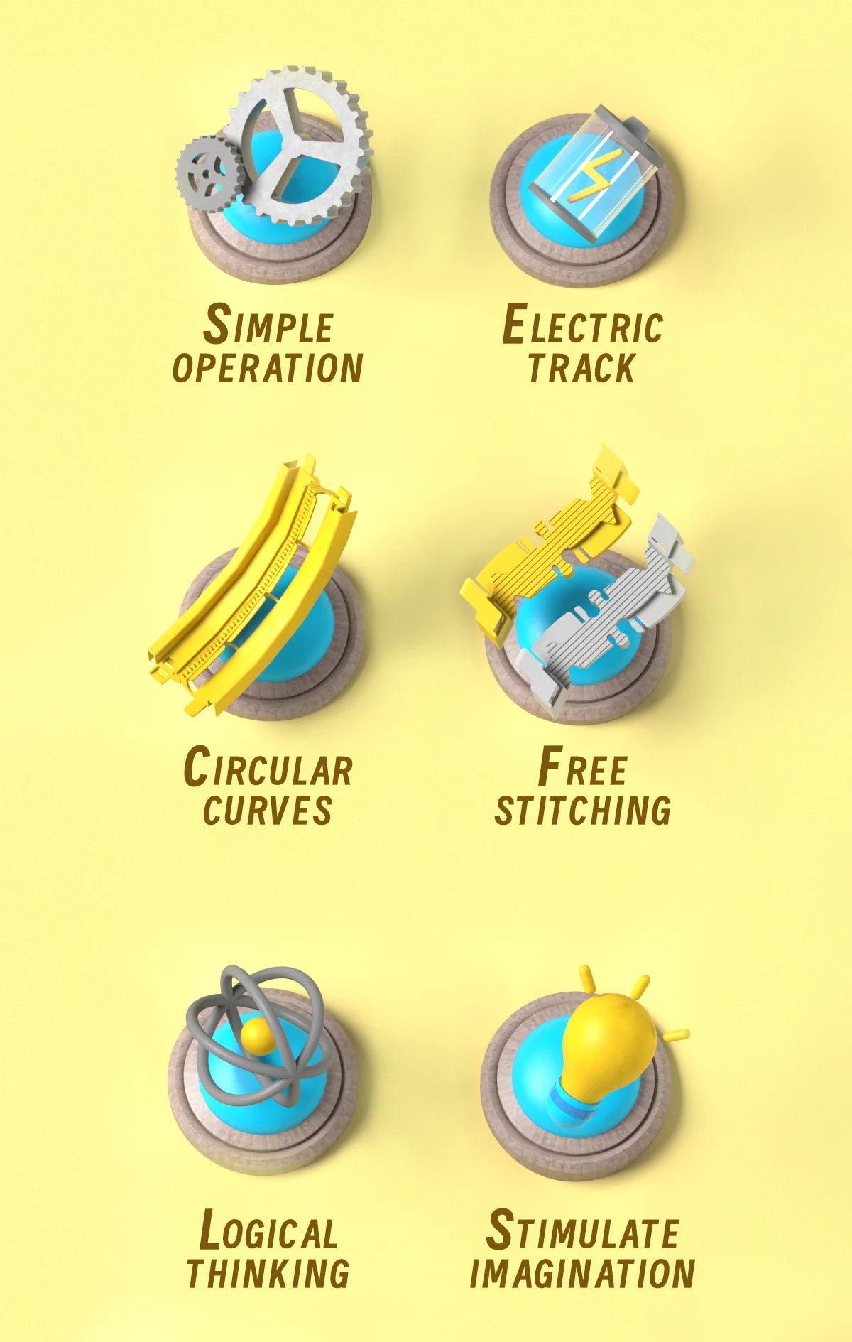 DIY Electric Track Car Building Set