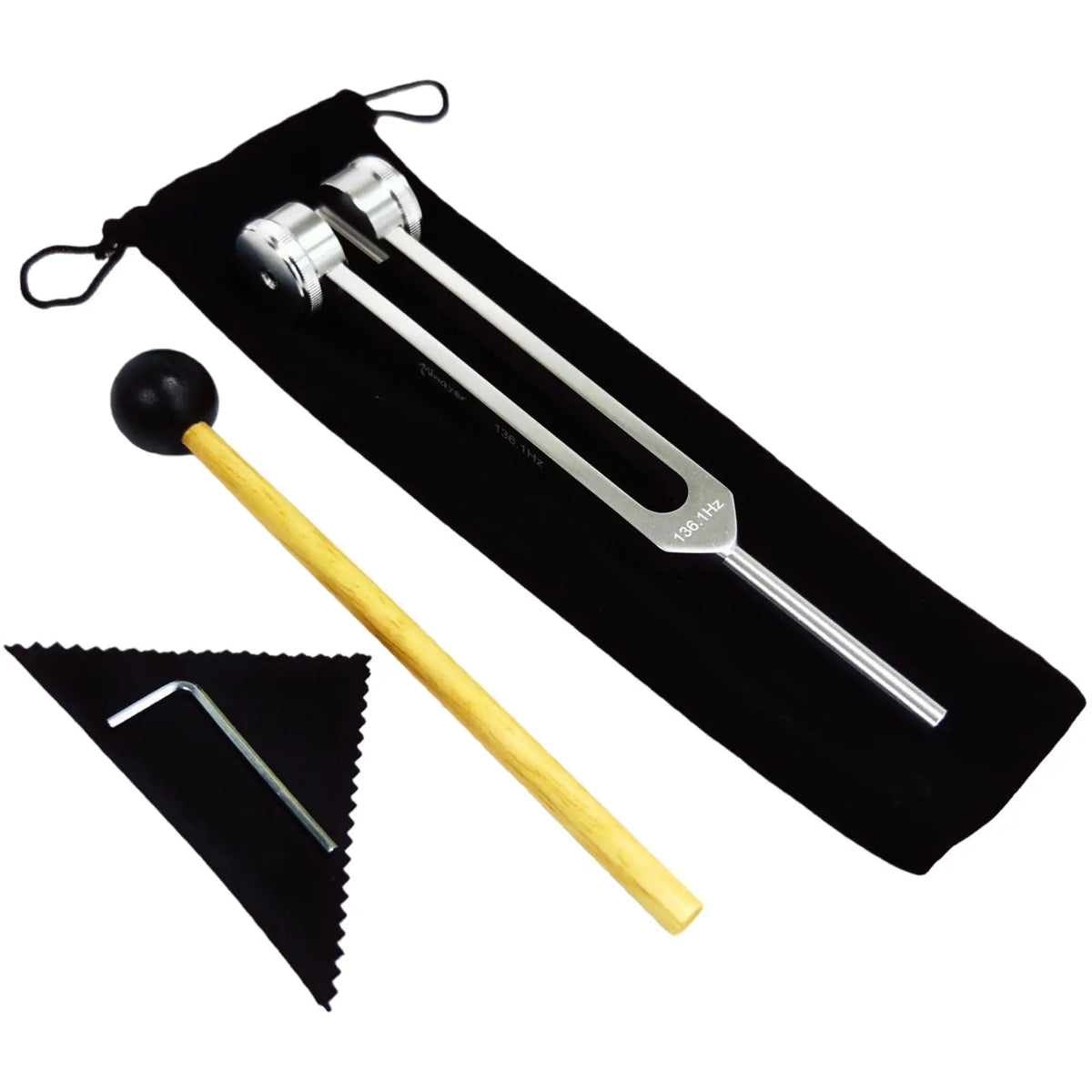 Therapeutic Tuning Fork Set for Sound Healing & Chakra Balancing