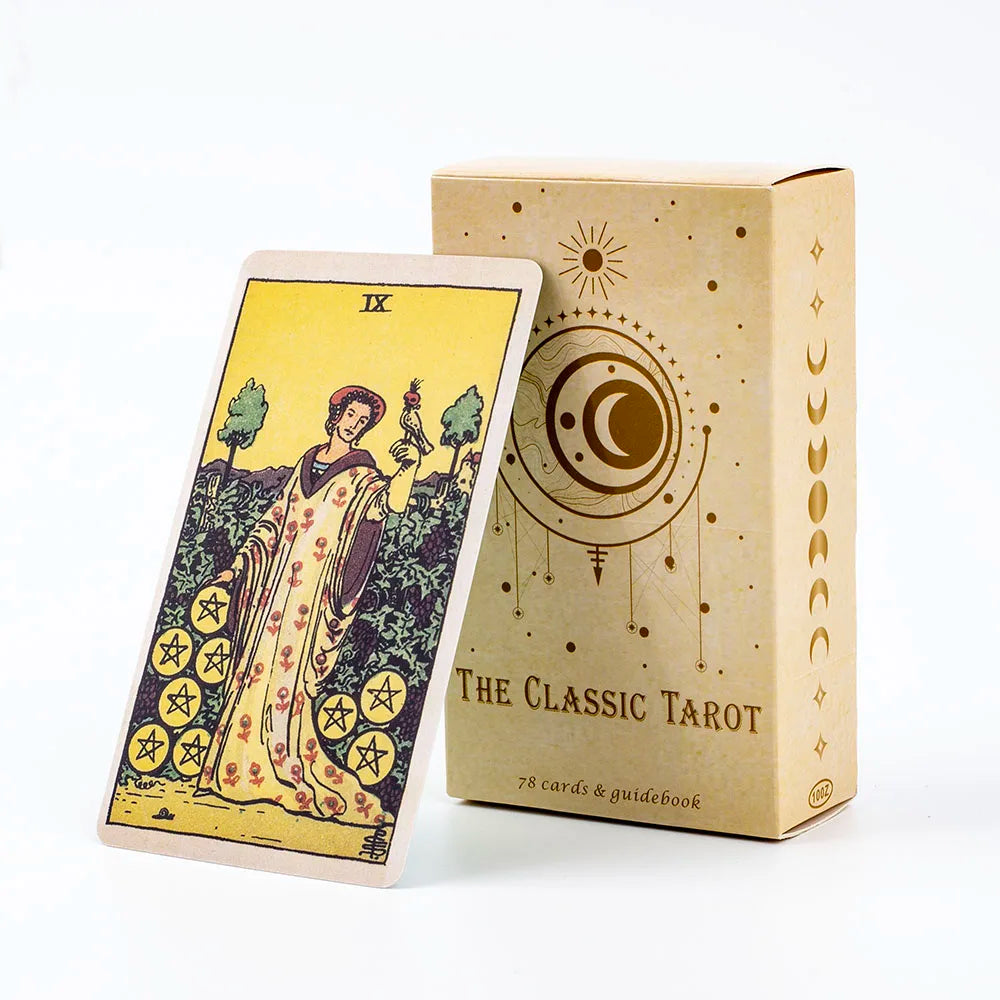 Classic Tarot Card Deck with Guidebook for Beginners