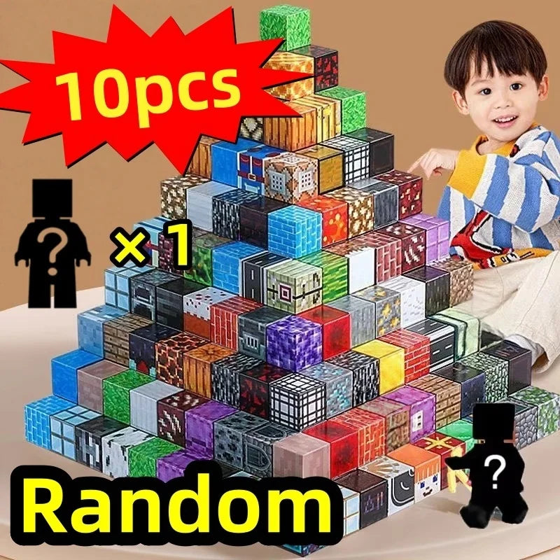 Magnetic Building Blocks Set – Forest House & World Builder STEM Toy