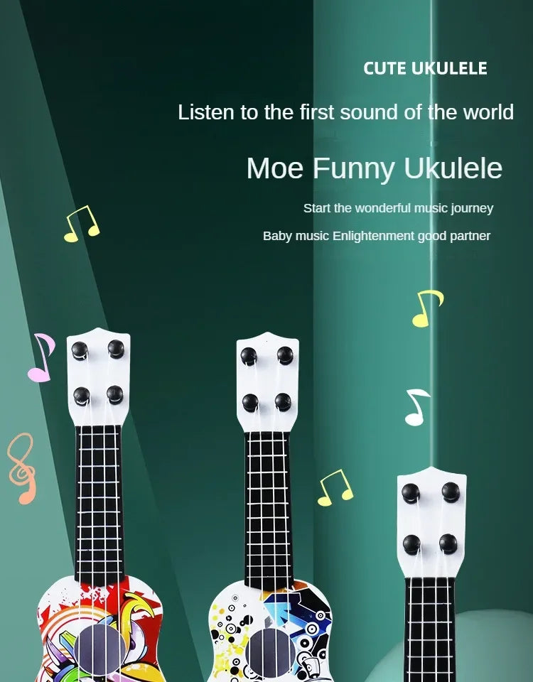 Mini Ukulele Toy for Toddler Musical Learning