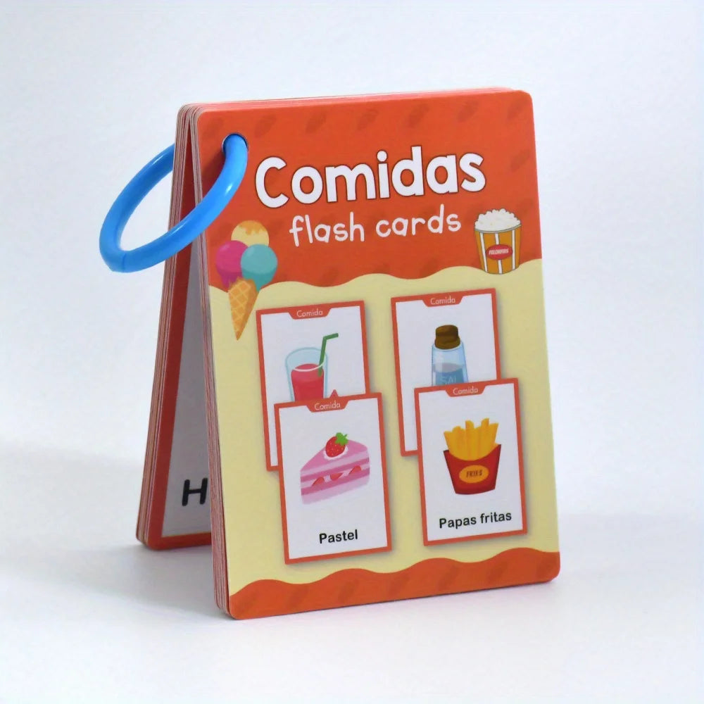 Spanish Vocabulary Learning Flashcards for Kids