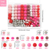 Silicone Beads Variety Pack for Jewelry Making – 120 Pieces