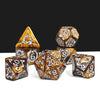 Dragon Pattern Polyhedral Dice Set for RPG & Tabletop Gaming
